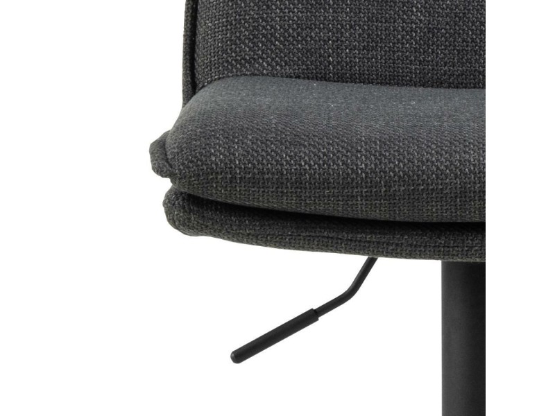 Stołek barowy Flynn szary ciemny - ACTONA